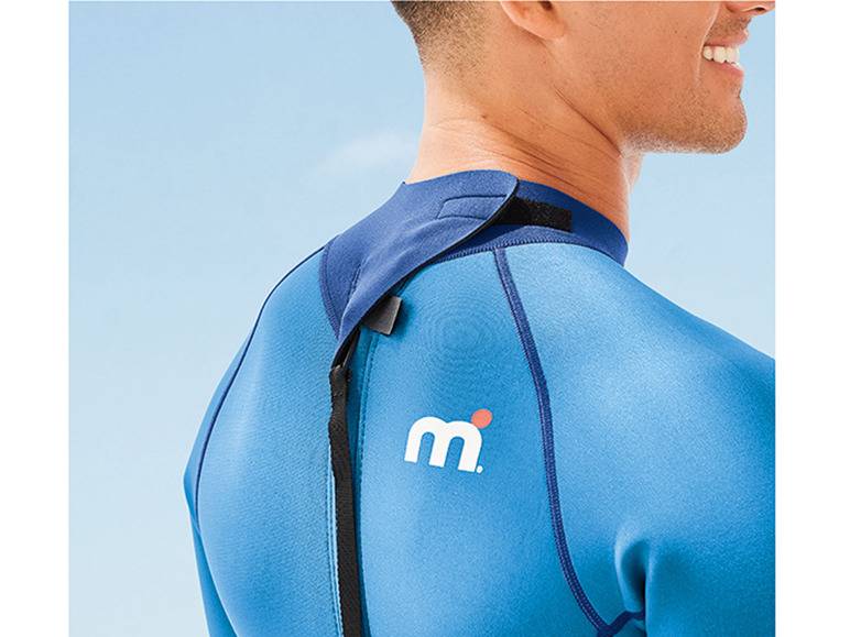 Mistral Herren Neopren-Shorty mit Reißverschluss am Rücken, blau/navy Schlussverkauf