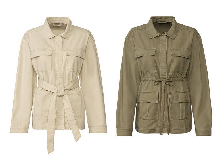 esmara® Damen Jacke, aus reiner Baumwolle