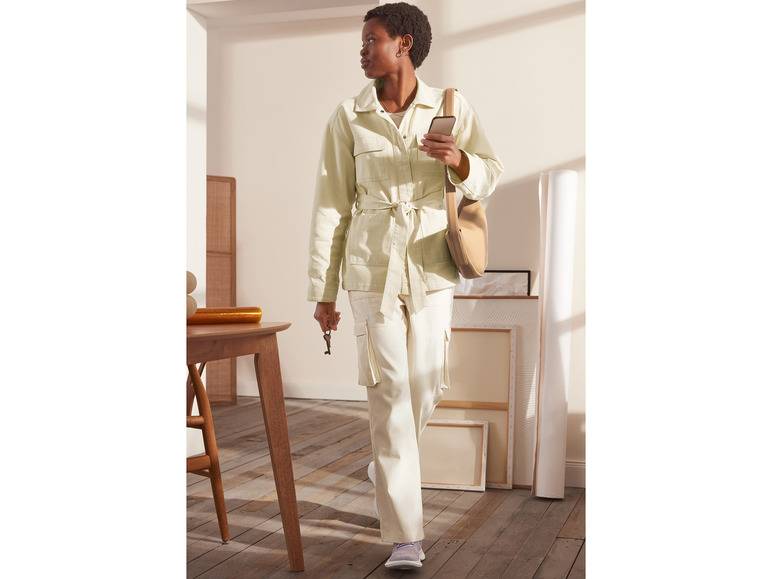 esmara® Damen Jacke, aus reiner Baumwolle Flash Sale