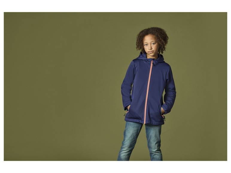 Rocktrail Kinder Mädchen Softshelljacke, verlängerte Rückseite Begrenztes Angebot