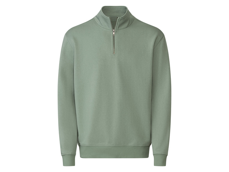 LIVERGY® Herren Troyer mit Stehkragen und Reißverschluss Online Shopping