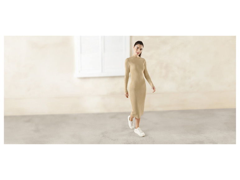 esmara® Damen Strickkleid mit Stehkragen Preisnachlass