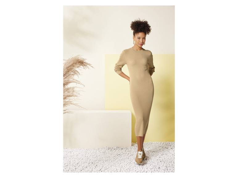 esmara® Damen Strickkleid mit Stehkragen Preisnachlass