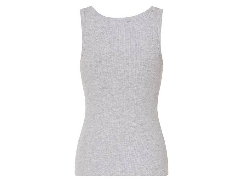 esmara® Damen BH Top in modischer Ripp-Qualität Muttertagsangebot