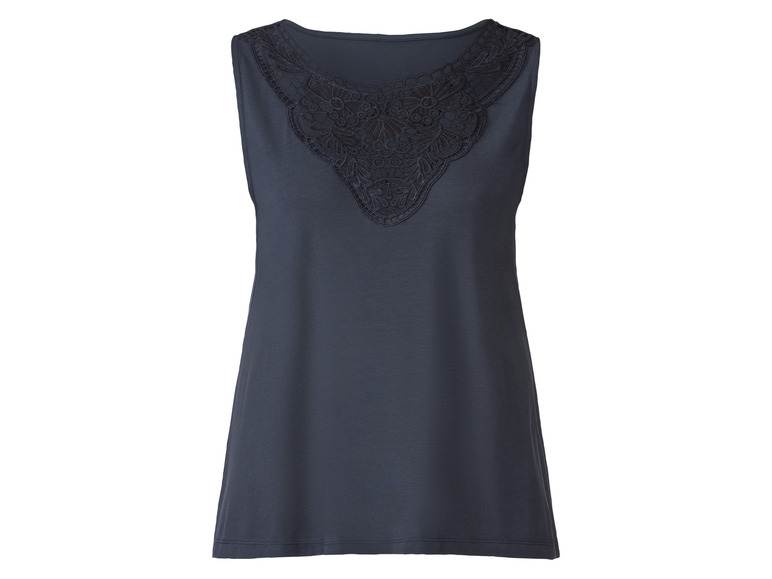 esmara® Damen Top mit Spitze, leger geschnitten Jubiläumsangebot