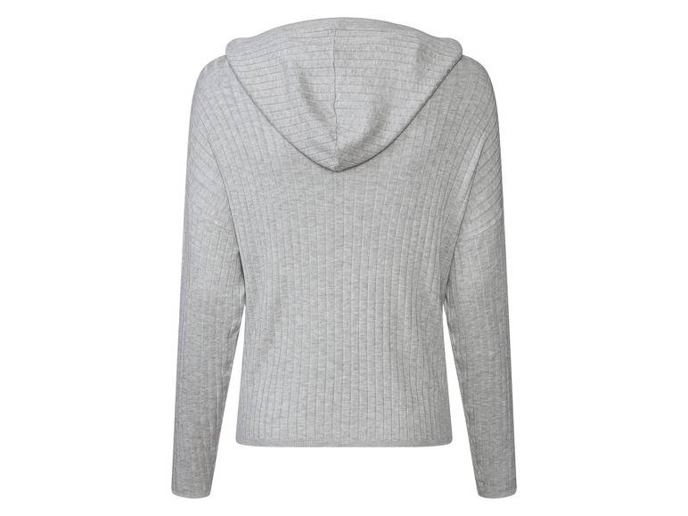 esmara® Damen Gerippter Pullover mit Kapuze Heißer Verkauf