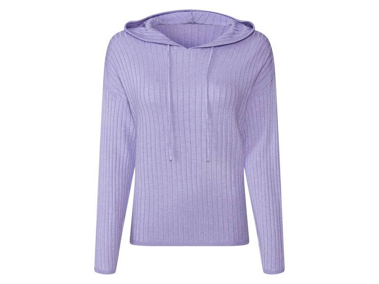 esmara® Damen Gerippter Pullover mit Kapuze Heißer Verkauf
