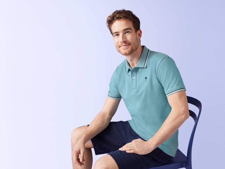 LIVERGY® Herren Poloshirt, Regular Fit, Pikee-Qualität Top Angebot
