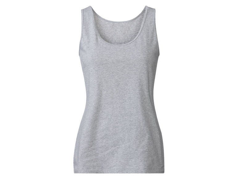 esmara® Damen Achselhemd, 3 Stück, hoher Baumwollanteil Tägliche Deals