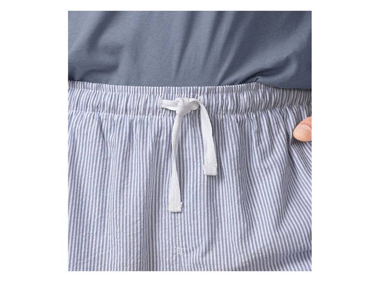 LIVERGY® Herren Pyjama, modische Seersucker-Struktur Riesige Ersparnisse