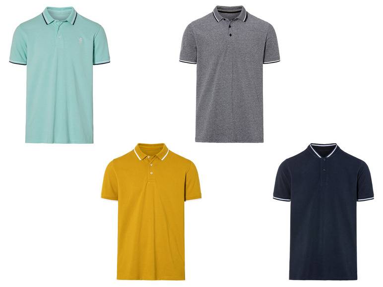 LIVERGY® Herren Poloshirt, körpernah geschnitten Begrenzte Freigabe