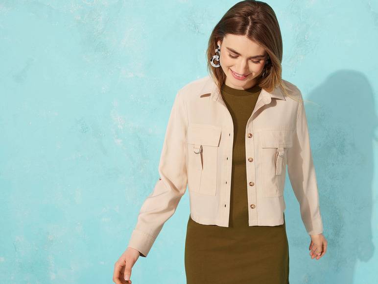 esmara® Damen Hemdjacke in angesagtem Utility-Style Letzte 3 Tage