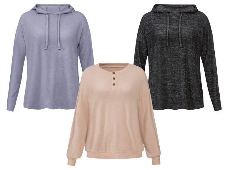 esmara® Damen Pullover mit überschnittenen Schultern
