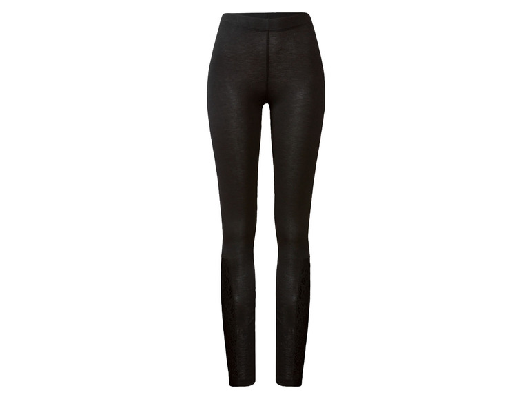esmara® Damen Leggings, normale Leibhöhe, schwarz Bis zu 65% Rabatt
