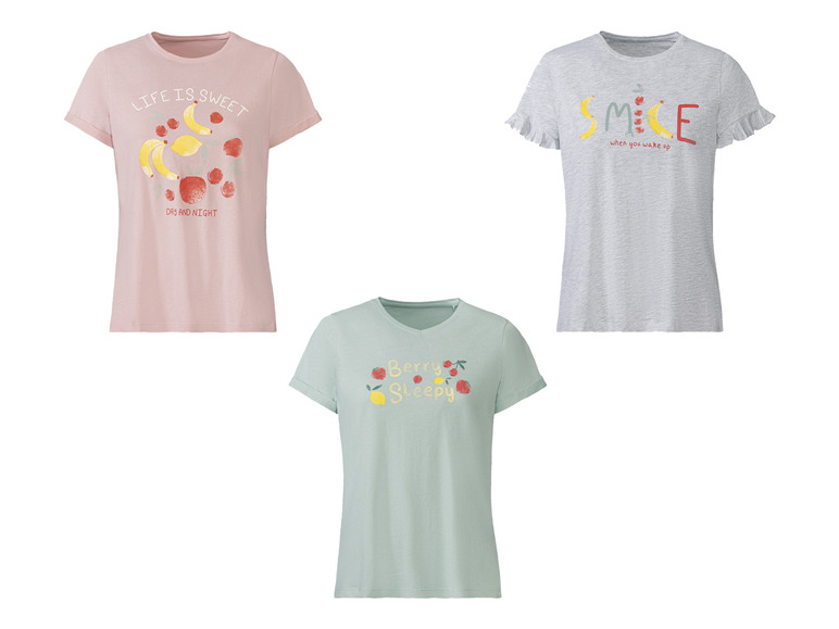 esmara® Damen Schlafshirt, Mix & Match