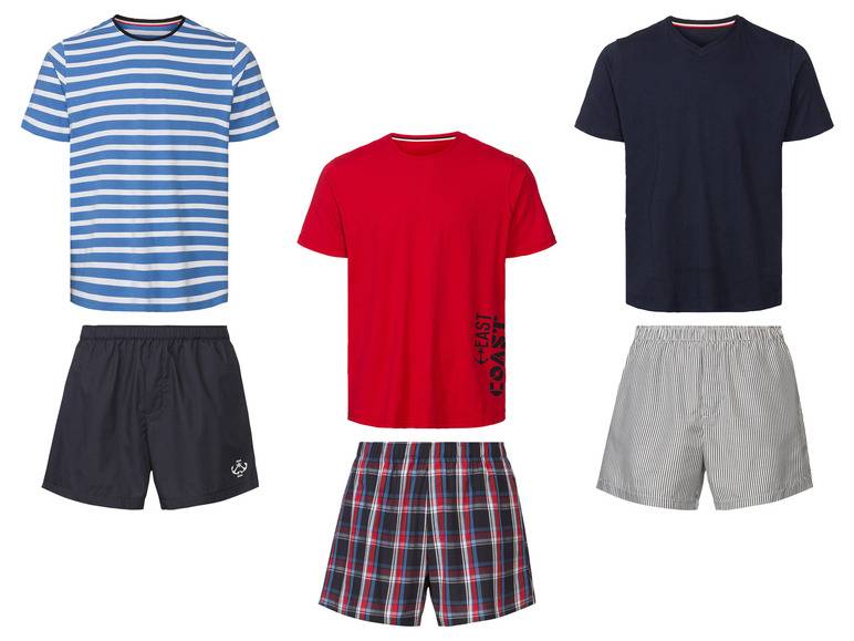 LIVERGY® Herren Pyjama, kurz, aus reiner Baumwolle Super Rabatt
