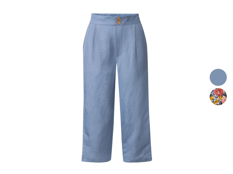 esmara® Damen Culotte, modische 3/4-Länge