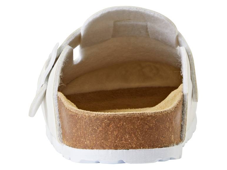 esmara® Damen Pantoletten mit Tieffußbett, weiß im Angebot