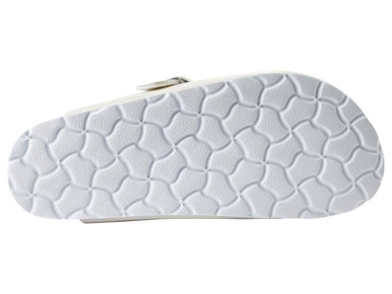 esmara® Damen Pantoletten mit Tieffußbett, weiß im Angebot