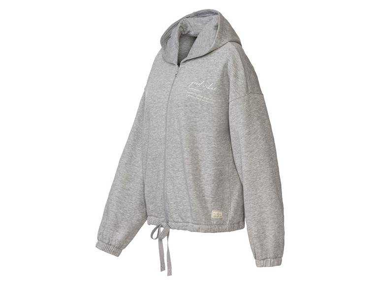 esmara® Damen Sweatjacke mit Tunnelzug am Saum Sonderangebot