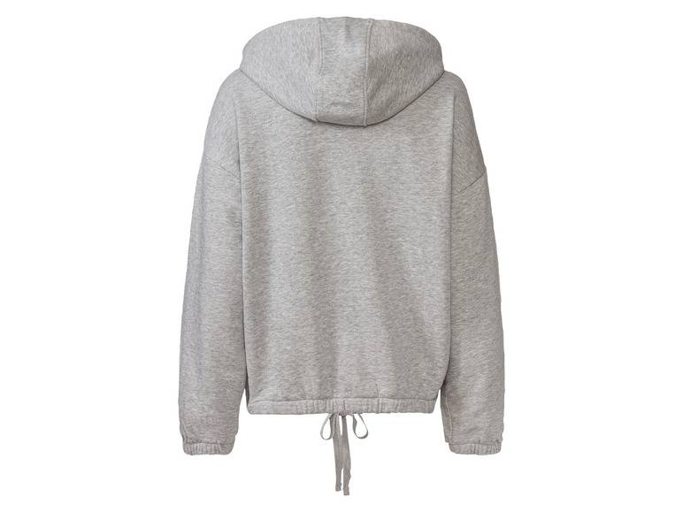 esmara® Damen Sweatjacke mit Tunnelzug am Saum Sonderangebot