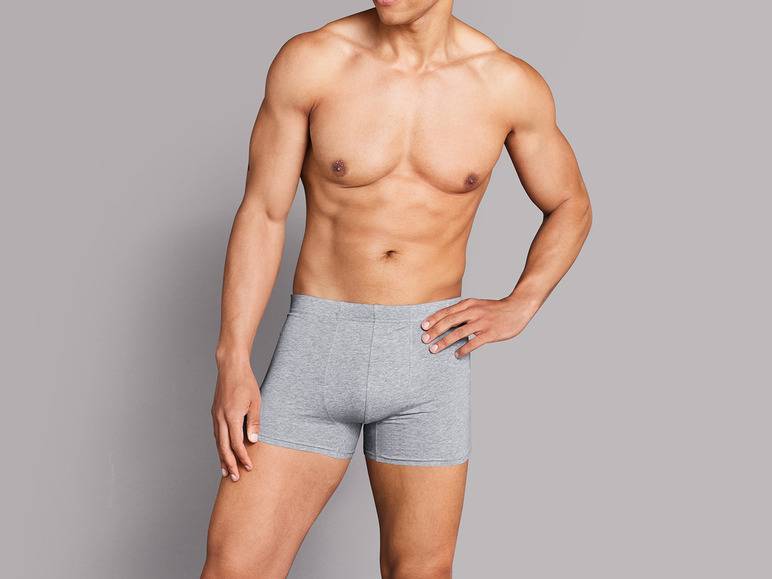 LIVERGY® Herren Boxer, 3 Stück, mit hohem Bio-Baumwollanteil Großer Ausverkauf
