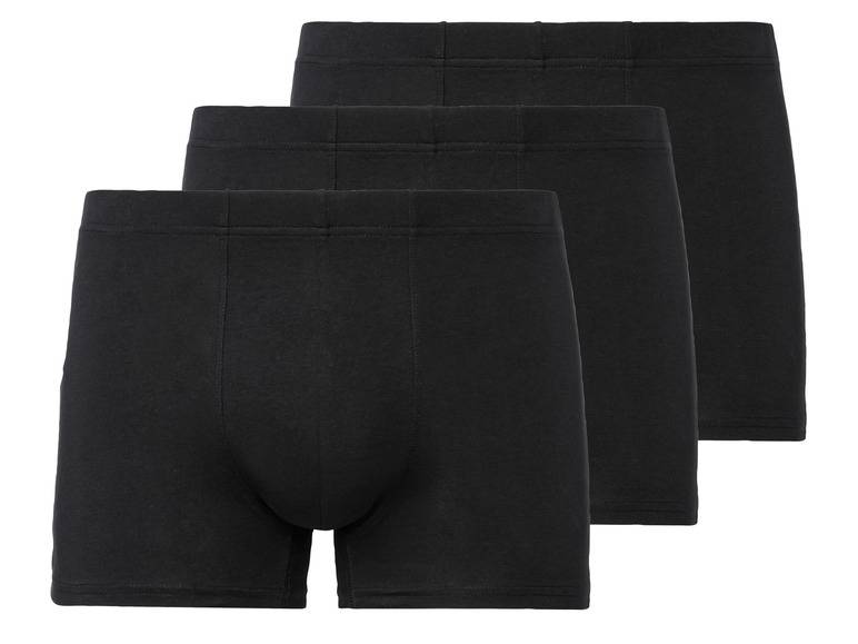 LIVERGY® Herren Boxer, 3 Stück, mit hohem Bio-Baumwollanteil Großer Ausverkauf
