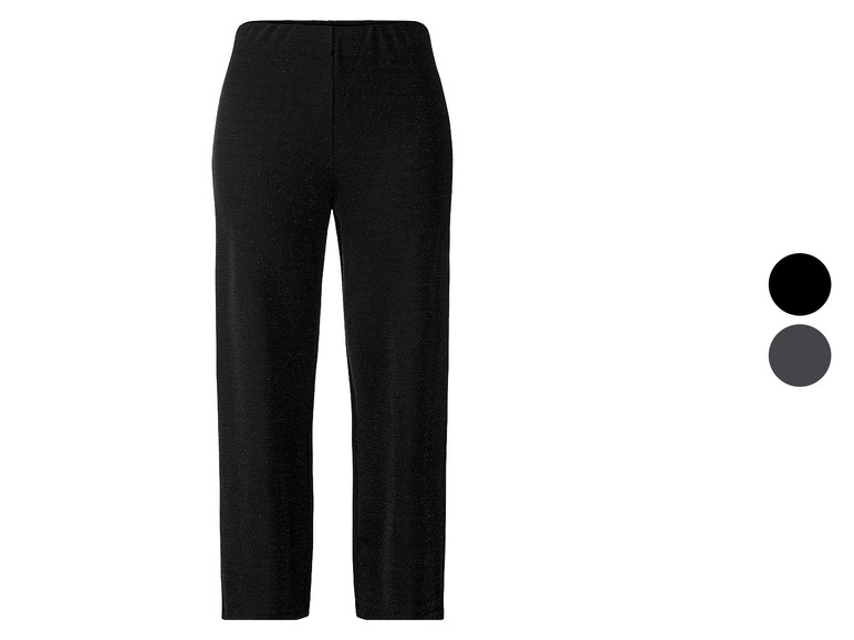 esmara® Damen Hose mit edlem Glitzereffekt