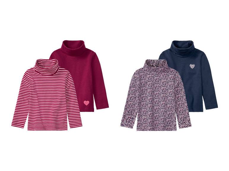 lupilu® Kleinkinder Rollkragenshirts mit Baumwolle, 2er Set Vatertagsangebot