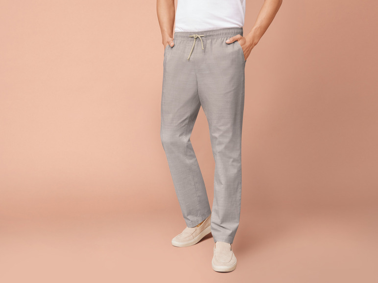 LIVERGY® Herren Hose, Straight Fit, reine Baumwolle Saisonale Angebote