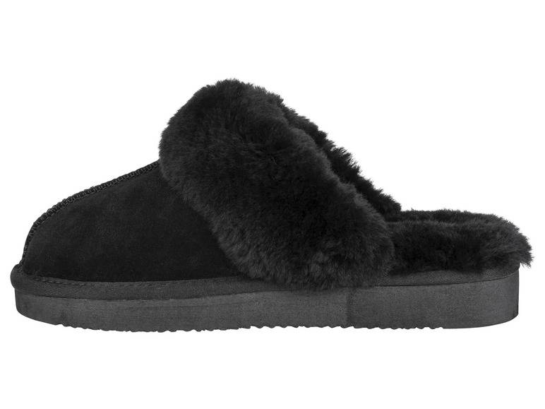 esmara® Damen Lammfell-Hausschuhe, leichte Laufsohle Begrenzte Freigabe