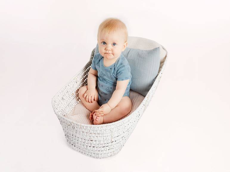 lupilu® Baby Body, 2 Stück, aus reiner Bio-Baumwolle Neueste Stile