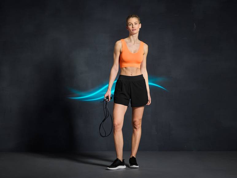 CRIVIT Damen Kühlende Funktionsshorts, feuchtigkeitsableitend Letzte 2 Tage
