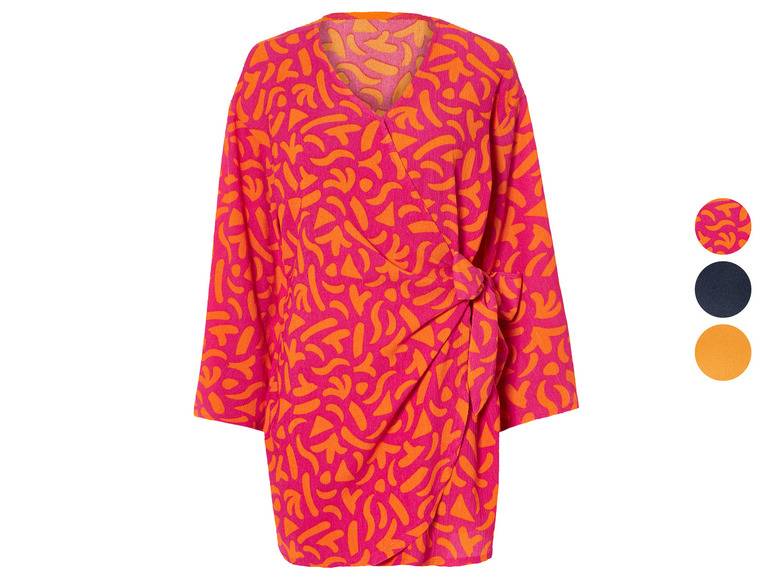 esmara® Damen Wickelkleid mit modischer Crinklestruktur Zeitbegrenzte Promotion
