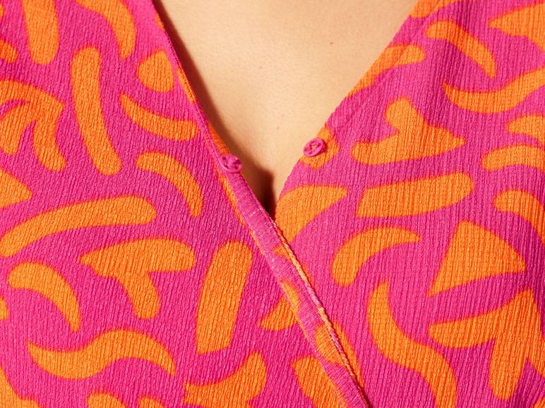 esmara® Damen Wickelkleid mit modischer Crinklestruktur Zeitbegrenzte Promotion