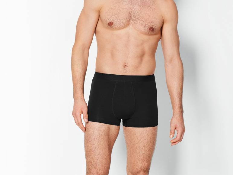 LIVERGY® Herren Boxer, 5 Stück, hoher Baumwollanteil Bis zu 50% Rabatt