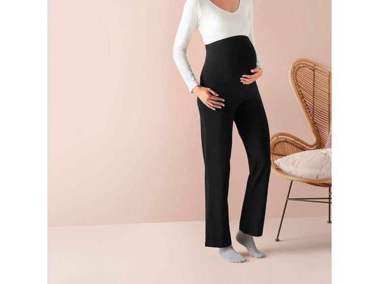 esmara® Damen Umstands-Relaxhose mit elastischem Bauchband Bis zu 60% Rabatt