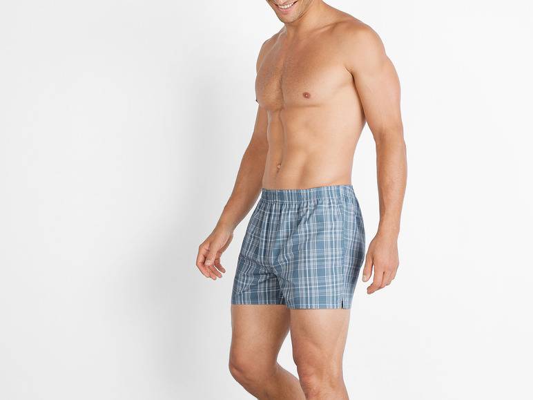 LIVERGY® Herren Boxer, 5 Stück, aus reiner Baumwolle Bis zu 65% Rabatt