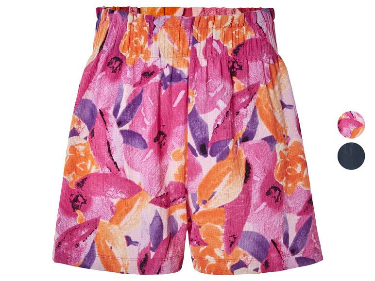 esmara® Damen Shorts mit Kreppstruktur Clearance-Verkauf