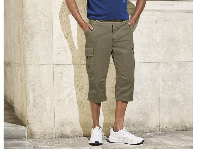 LIVERGY® Herren Cargohose, Straight Fit, mit normaler Leibhöhe 50% Rabatt für begrenzte Zeit