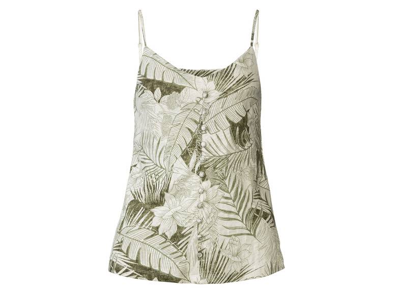 esmara® Damen Leinen-Top, leger geschnittene A-Linie Rabatte dieses Monats