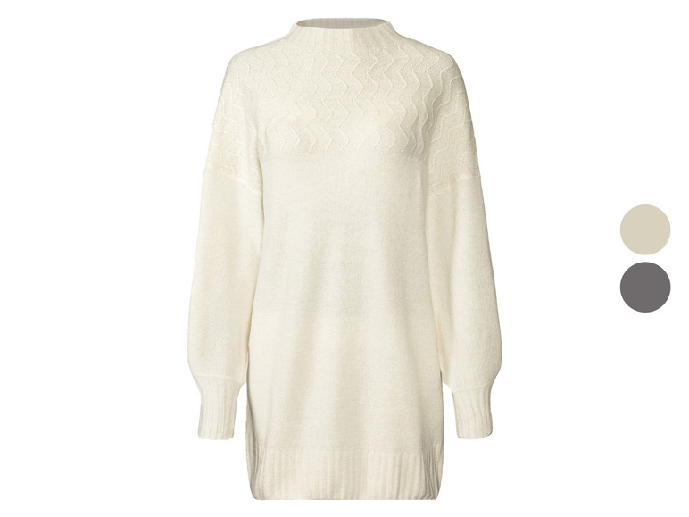 esmara® Damen Strickkleid mit Rippstruktur