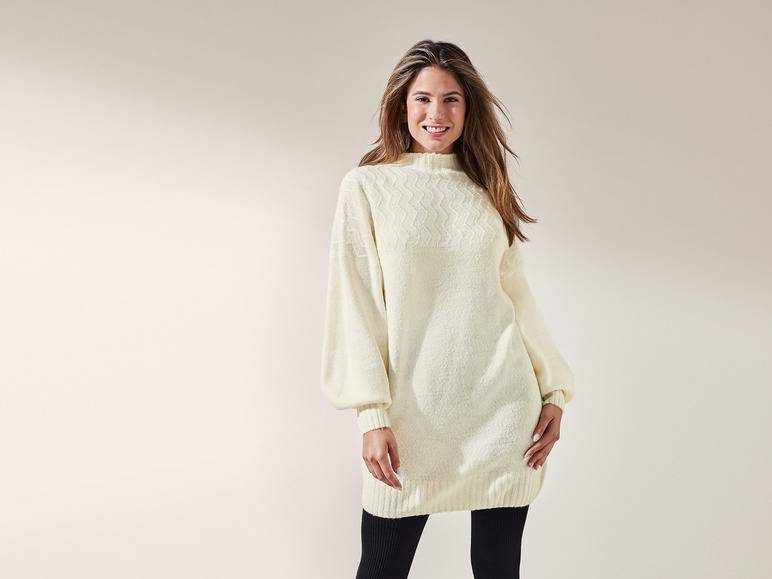 esmara® Damen Strickkleid mit Rippstruktur Günstig kaufen
