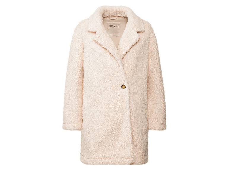 esmara® Damen Mantel aus Lammfellimitat, leger geschnitten Begrenztes Angebot