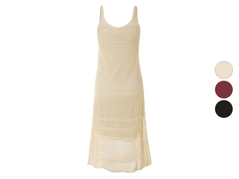 esmara® Damen Häkel-Midikleid, mit Seitenschlitzen