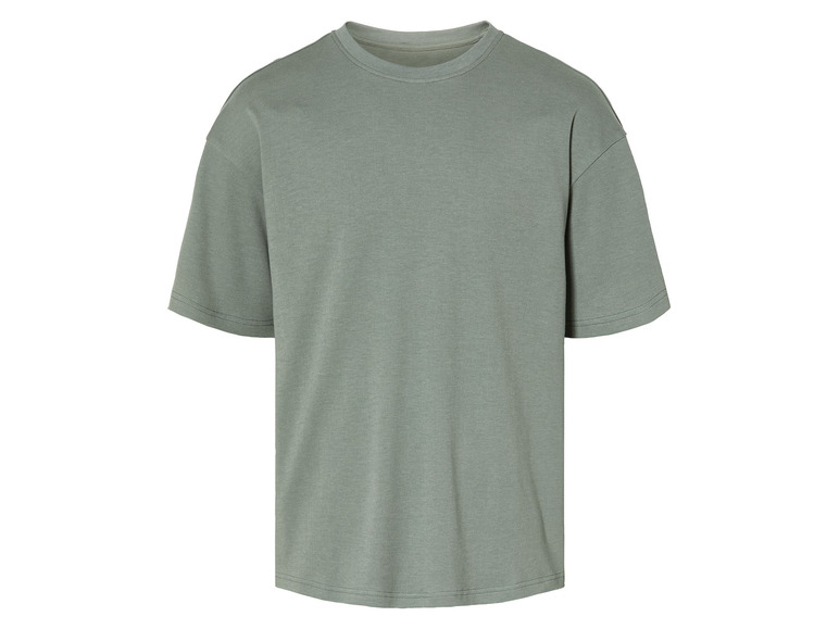 LIVERGY® Herren T-Shirts, oversized, aus reiner Baumwolle Preisnachlass