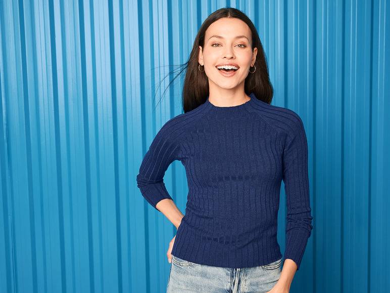 esmara® Damen Pullover in Rippstrick-Qualität Muttertagsangebot
