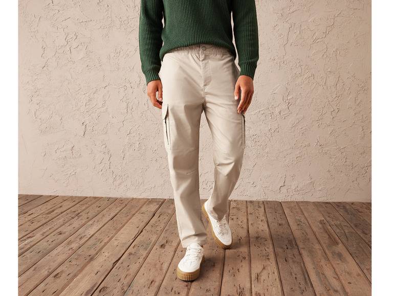 LIVERGY® Herren Cargohose mit Ripstop-Muster Vatertagsangebot
