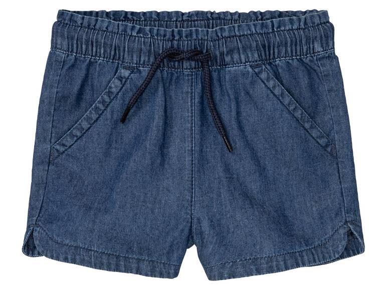 lupilu® Kleinkinder Shorts, 2 Stück, mit kleinen Seitenschlitzen Jubiläumsangebot