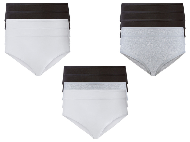 esmara® Damen Hipster, 5er Set, hoher Baumwollanteil